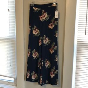 Rue 21 floral elastic waist pants size small